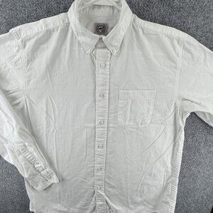 Cinch Boys All Cotton 2XL Button-Down White Rodeo Shirt Pocket Solid Youth